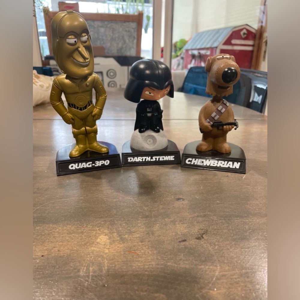 Family Guy Star Wars Figurines/Bobble Heads Set